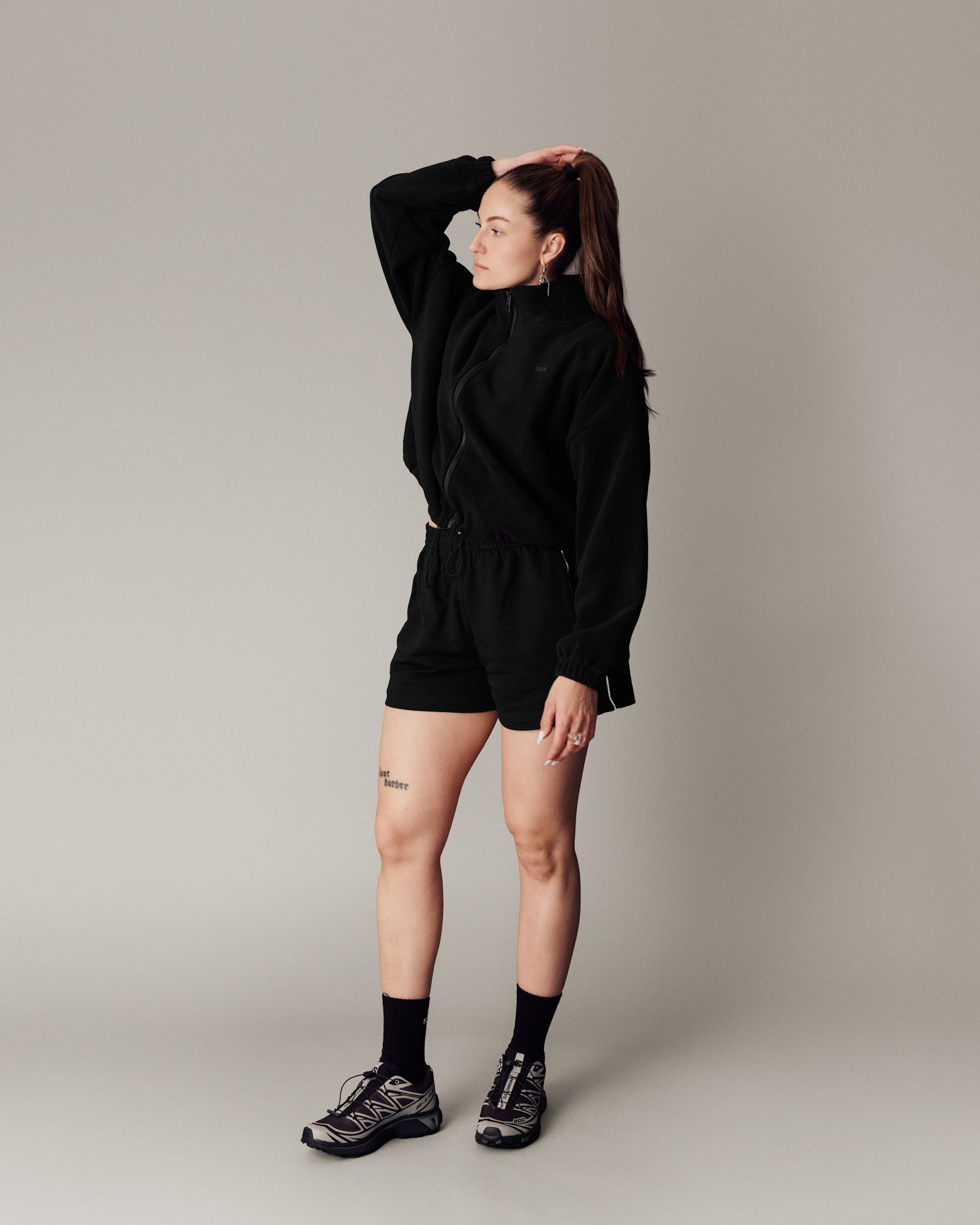 Soft Fleece Jacket - Black
