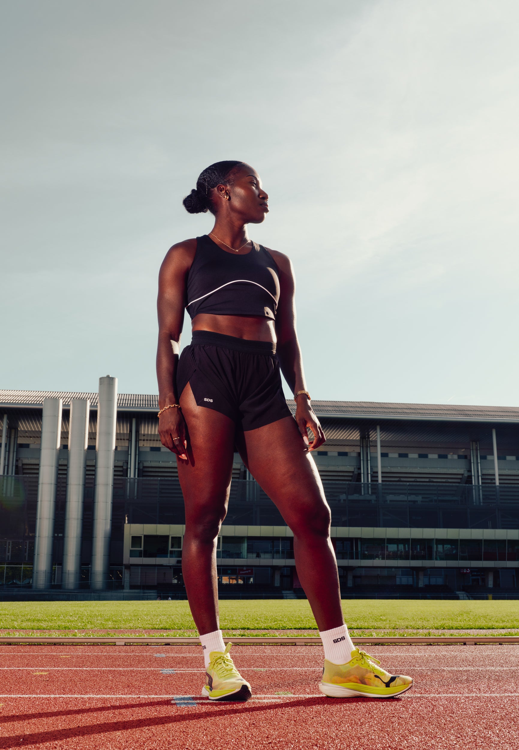 Endorphin Flare Run Shorts - Black