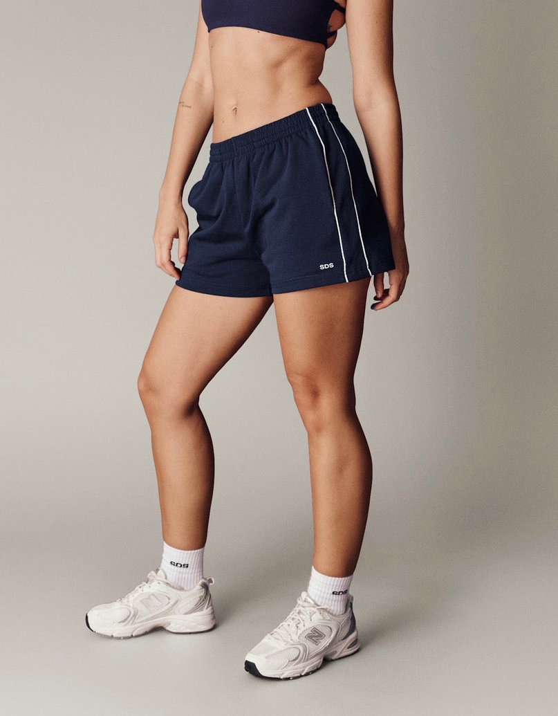 Cotton Shorts - Navy