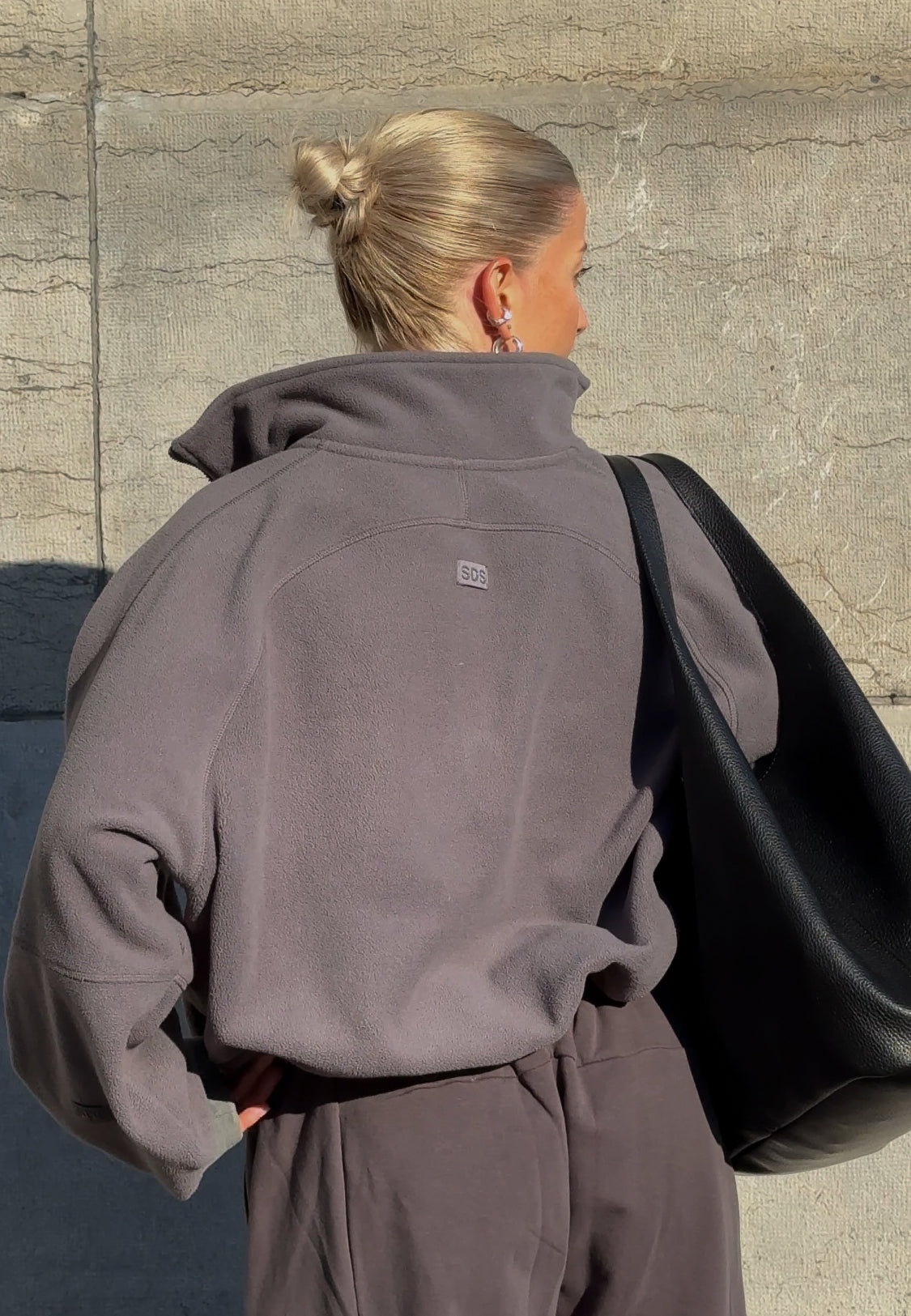 Half Zip Fleece Pullover - Nordic Grey