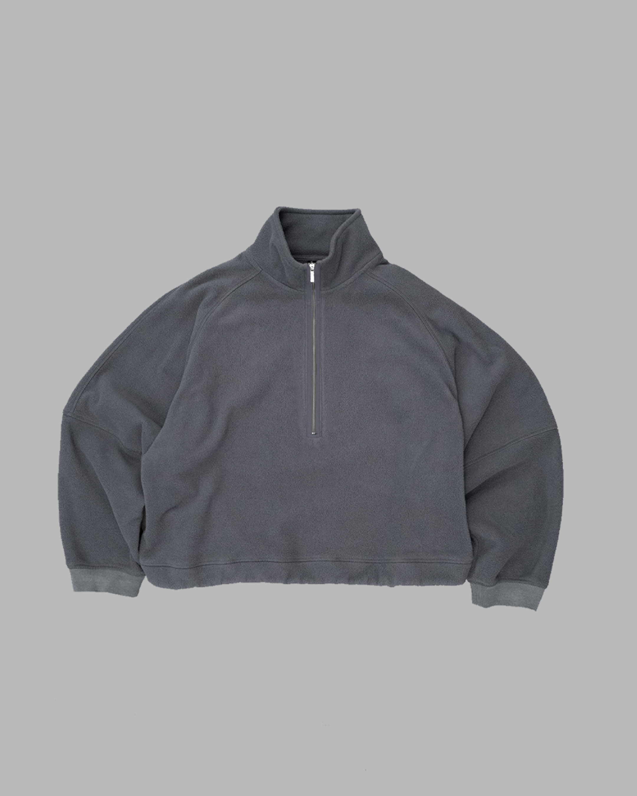 Half Zip Fleece Pullover - Nordic Grey