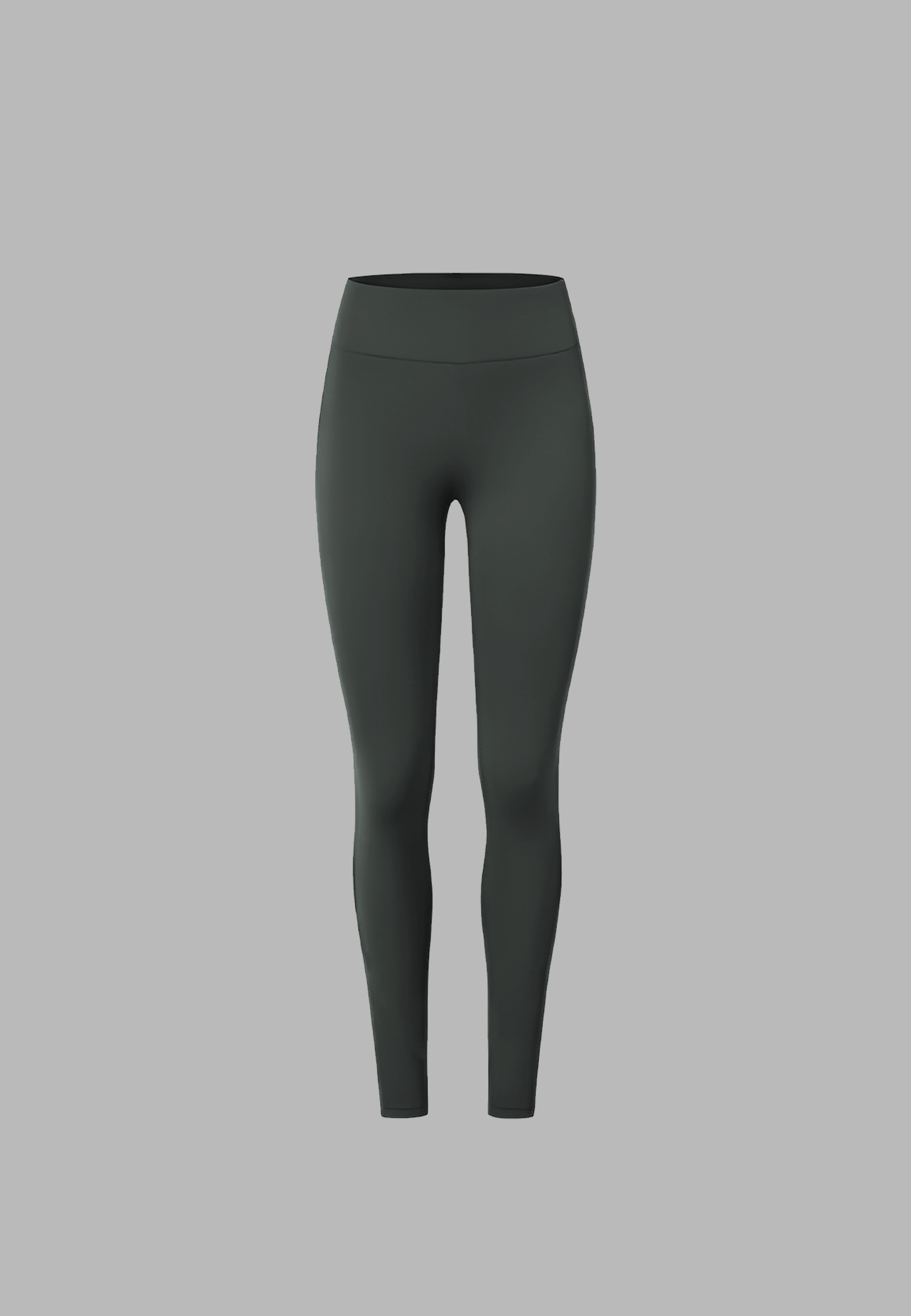 Luxe Tights - Full Length - Impact Fabric - Stone Green